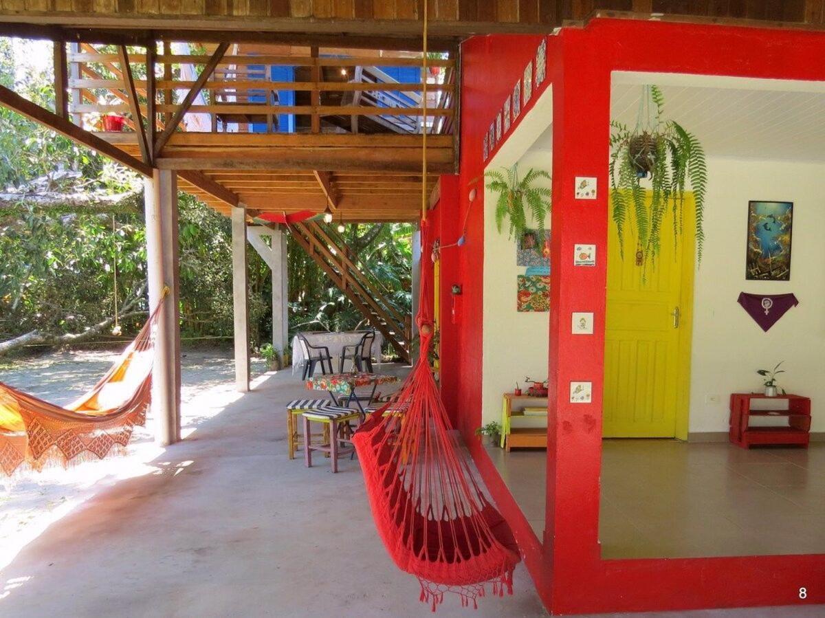Casa Estilosa E Rustica Com Vista Para O Por Do Sol Da Ilha Do Mel! ภายนอก รูปภาพ