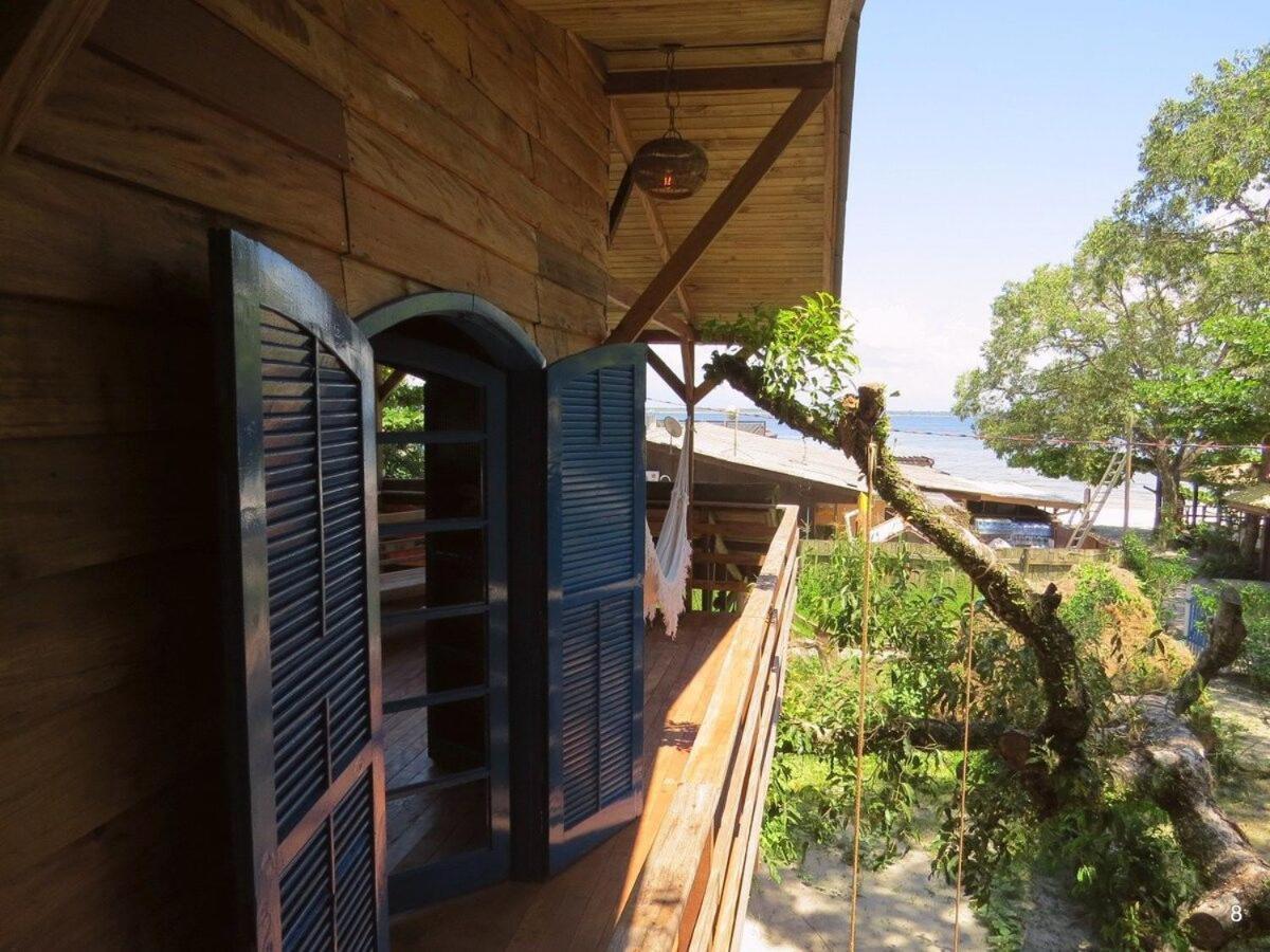 Casa Estilosa E Rustica Com Vista Para O Por Do Sol Da Ilha Do Mel! ภายนอก รูปภาพ