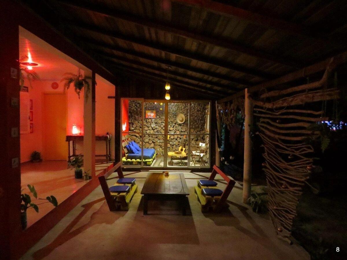 Casa Estilosa E Rustica Com Vista Para O Por Do Sol Da Ilha Do Mel! ภายนอก รูปภาพ
