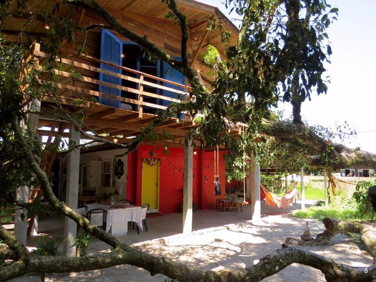 Casa Estilosa E Rustica Com Vista Para O Por Do Sol Da Ilha Do Mel! ภายนอก รูปภาพ