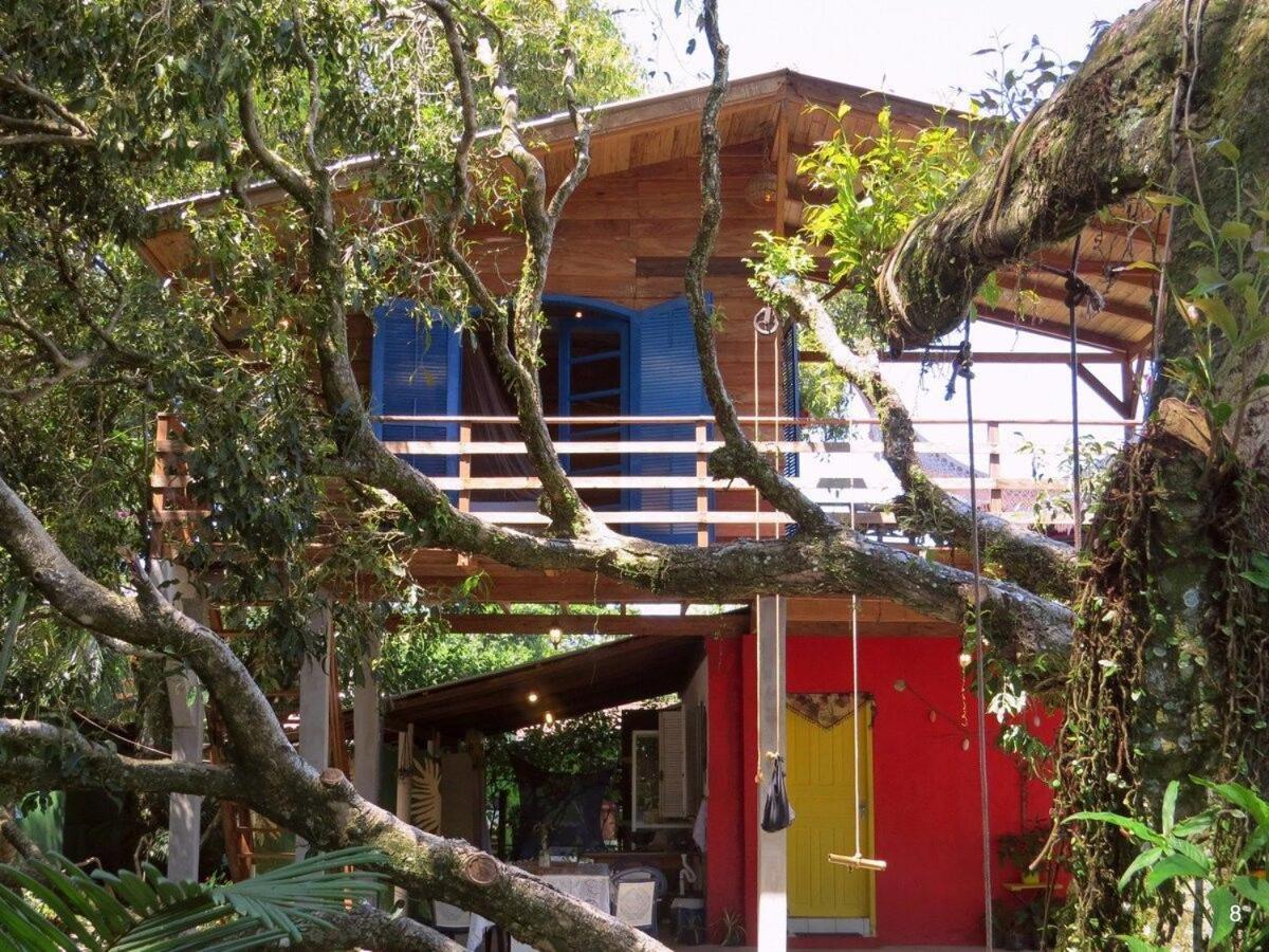 Casa Estilosa E Rustica Com Vista Para O Por Do Sol Da Ilha Do Mel! ภายนอก รูปภาพ