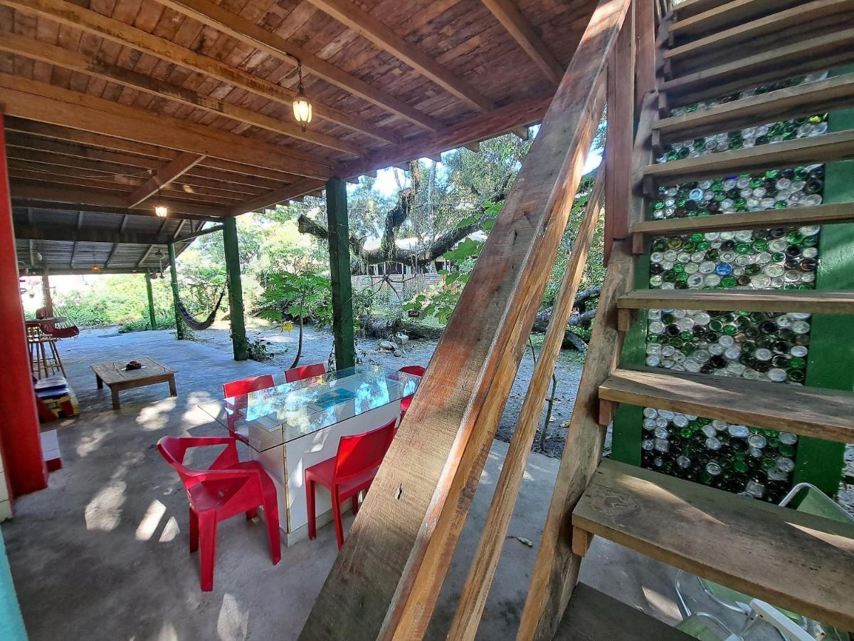 Casa Estilosa E Rustica Com Vista Para O Por Do Sol Da Ilha Do Mel! ภายนอก รูปภาพ