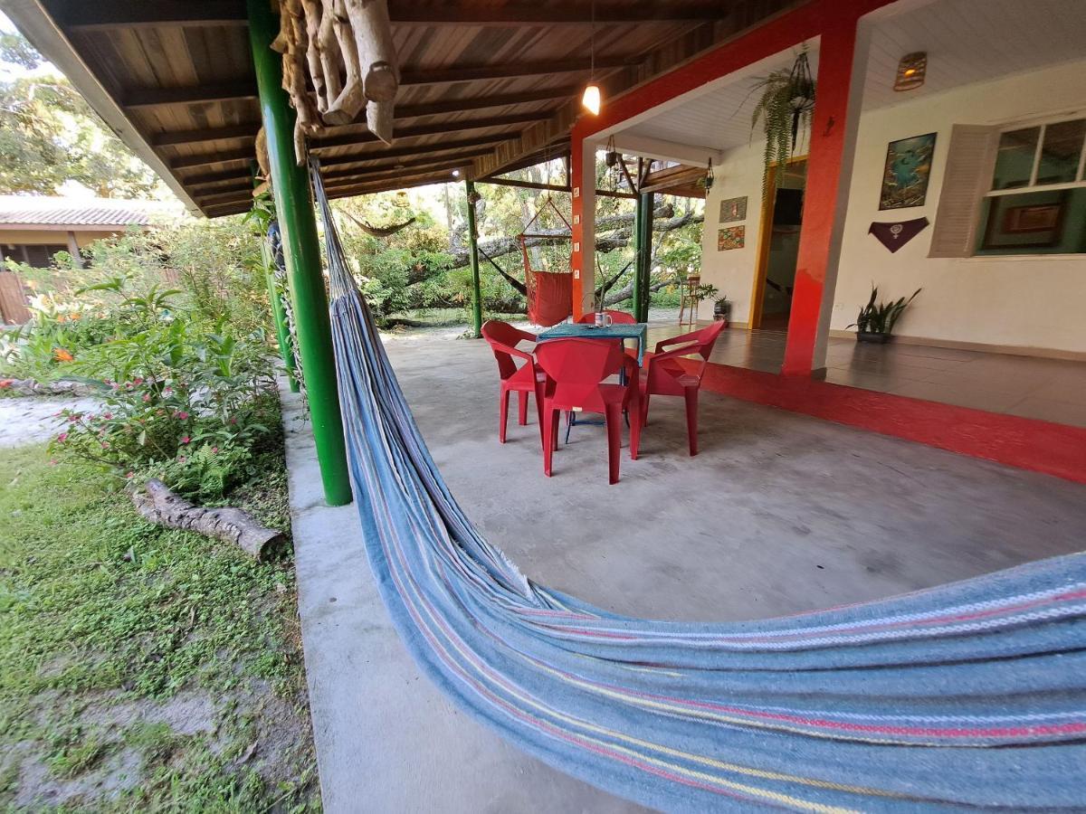 Casa Estilosa E Rustica Com Vista Para O Por Do Sol Da Ilha Do Mel! ภายนอก รูปภาพ